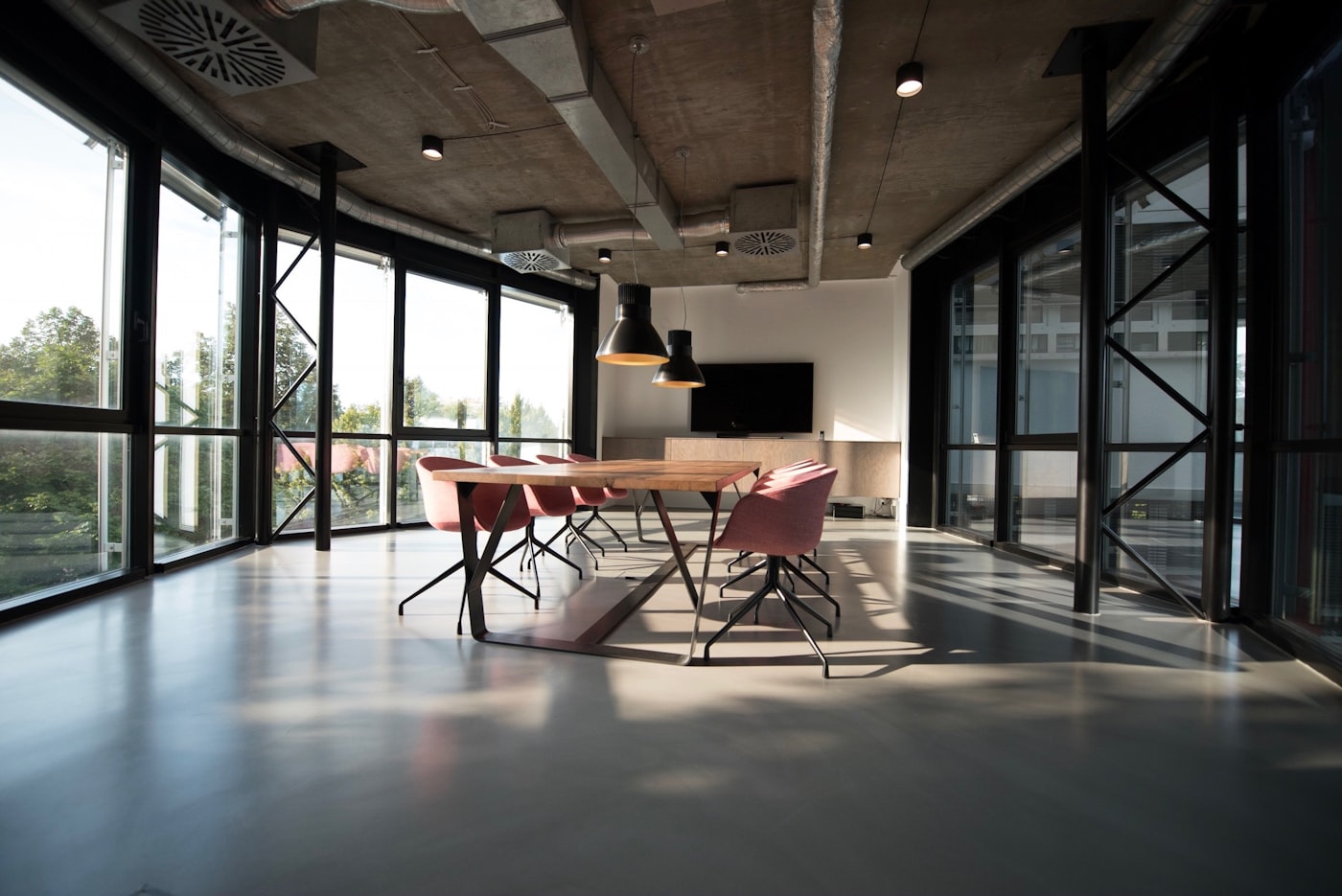 The bright, airy interior of the Earn AI Clash training studio in Halifax